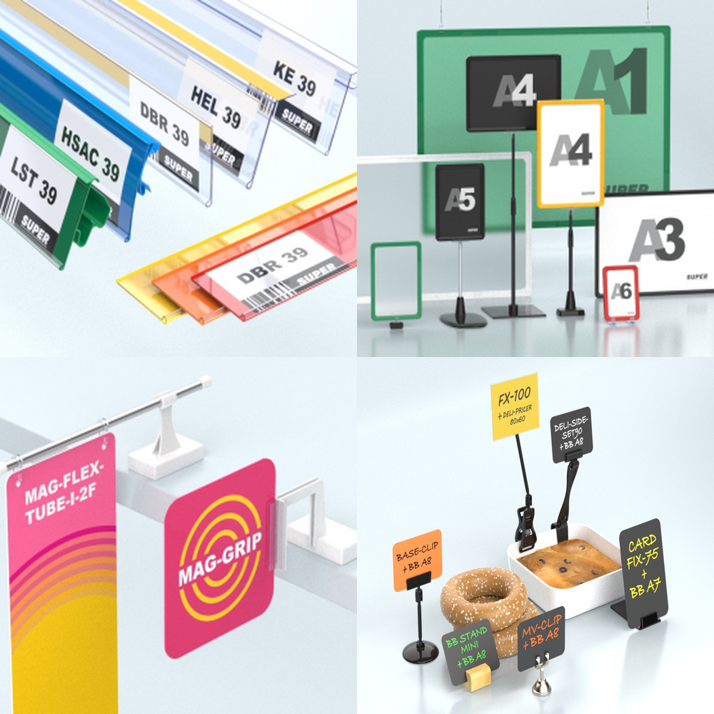 POS materials and ESL accessories store | AB-Display